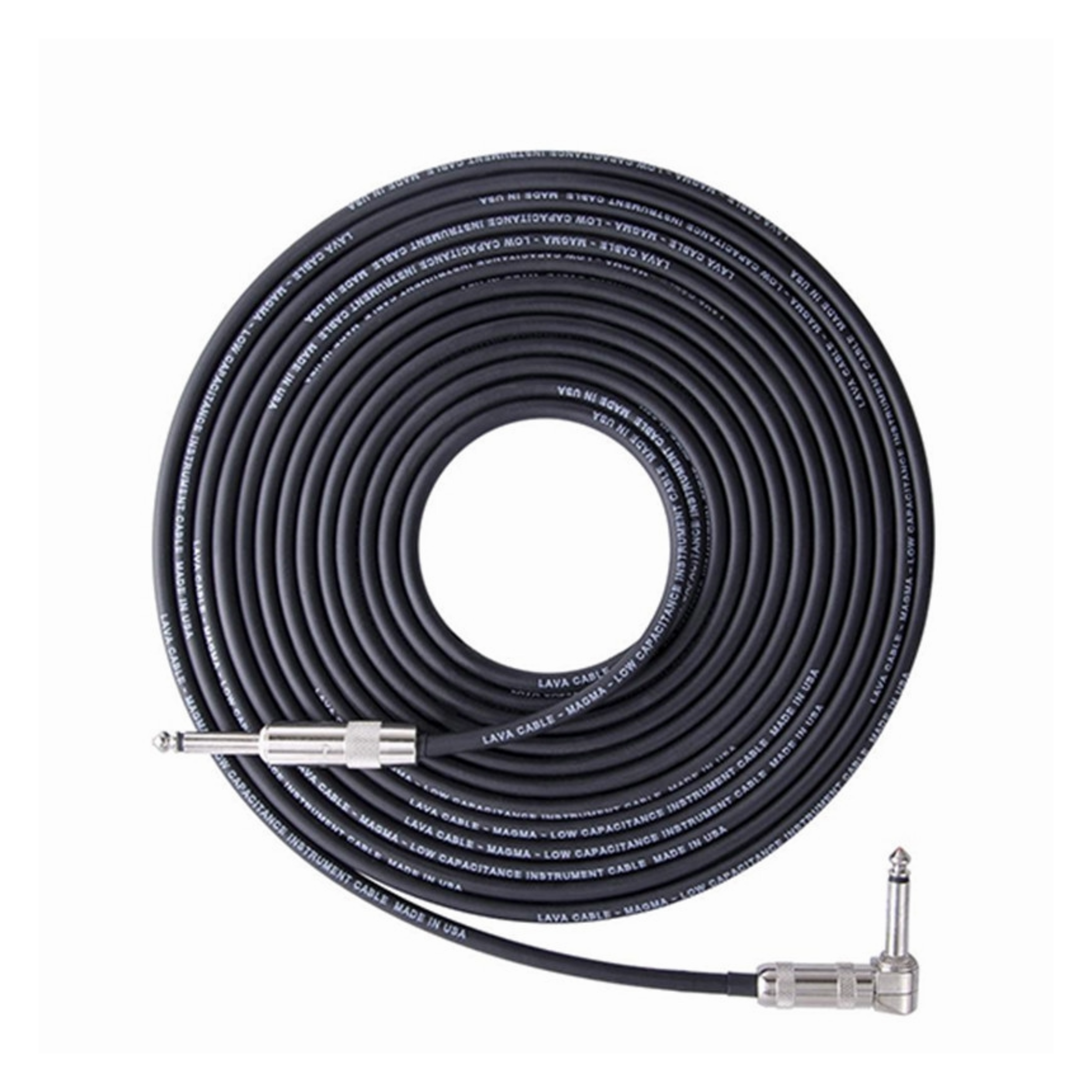 Lava Cable Magma Instrument Lead Straight to Angle - 6m