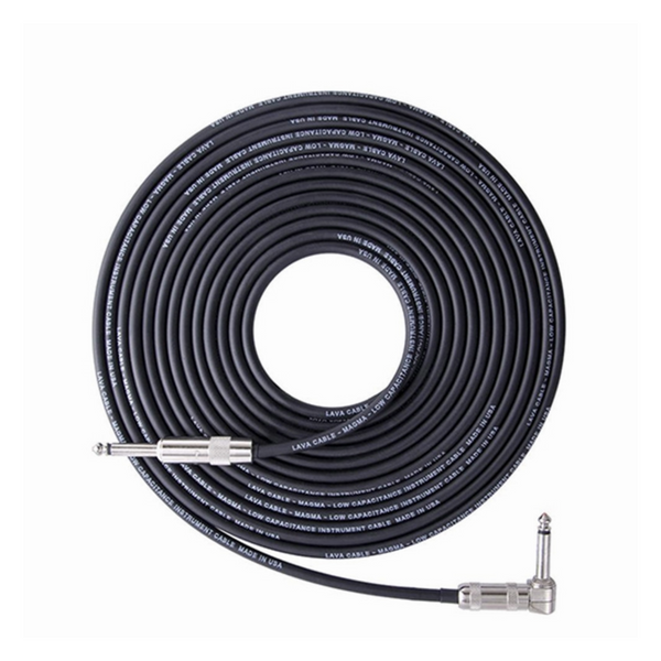 Lava Cable Magma Instrument Lead Straight to Angle - 6m