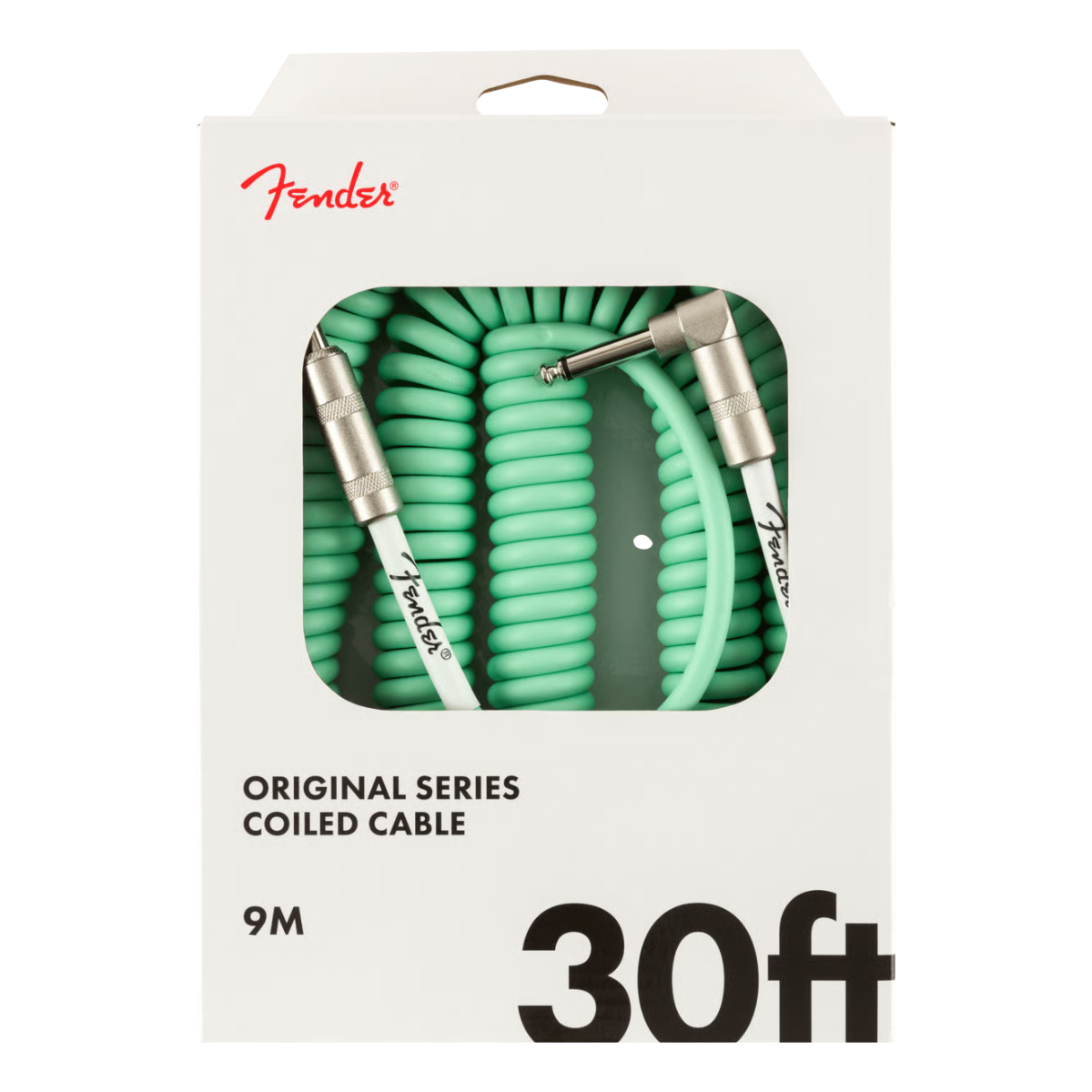 Fender Original Series Coil Cable Surf Green - 9m