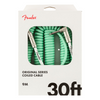 Fender Original Series Coil Cable Surf Green - 9m