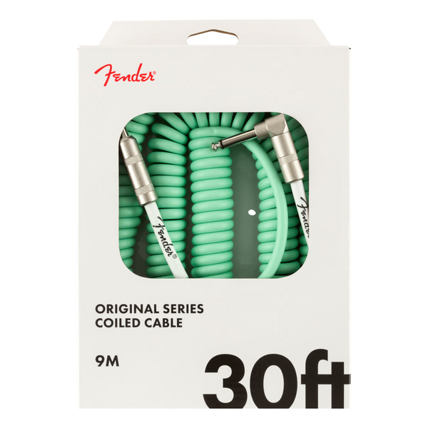 Fender Original Series Coil Cable Surf Green - 9m