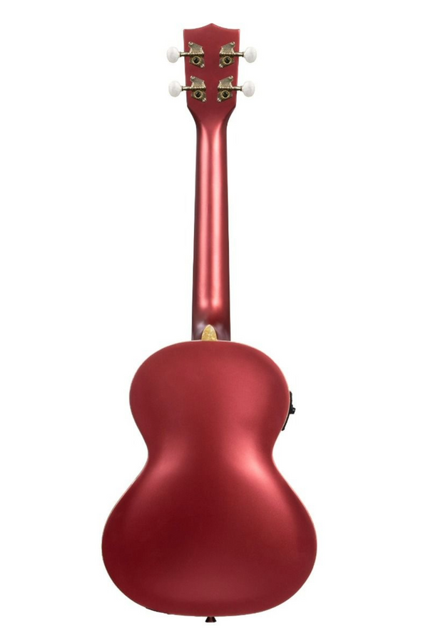 Kala Archtop Jazz Tenor Ukulele in Red