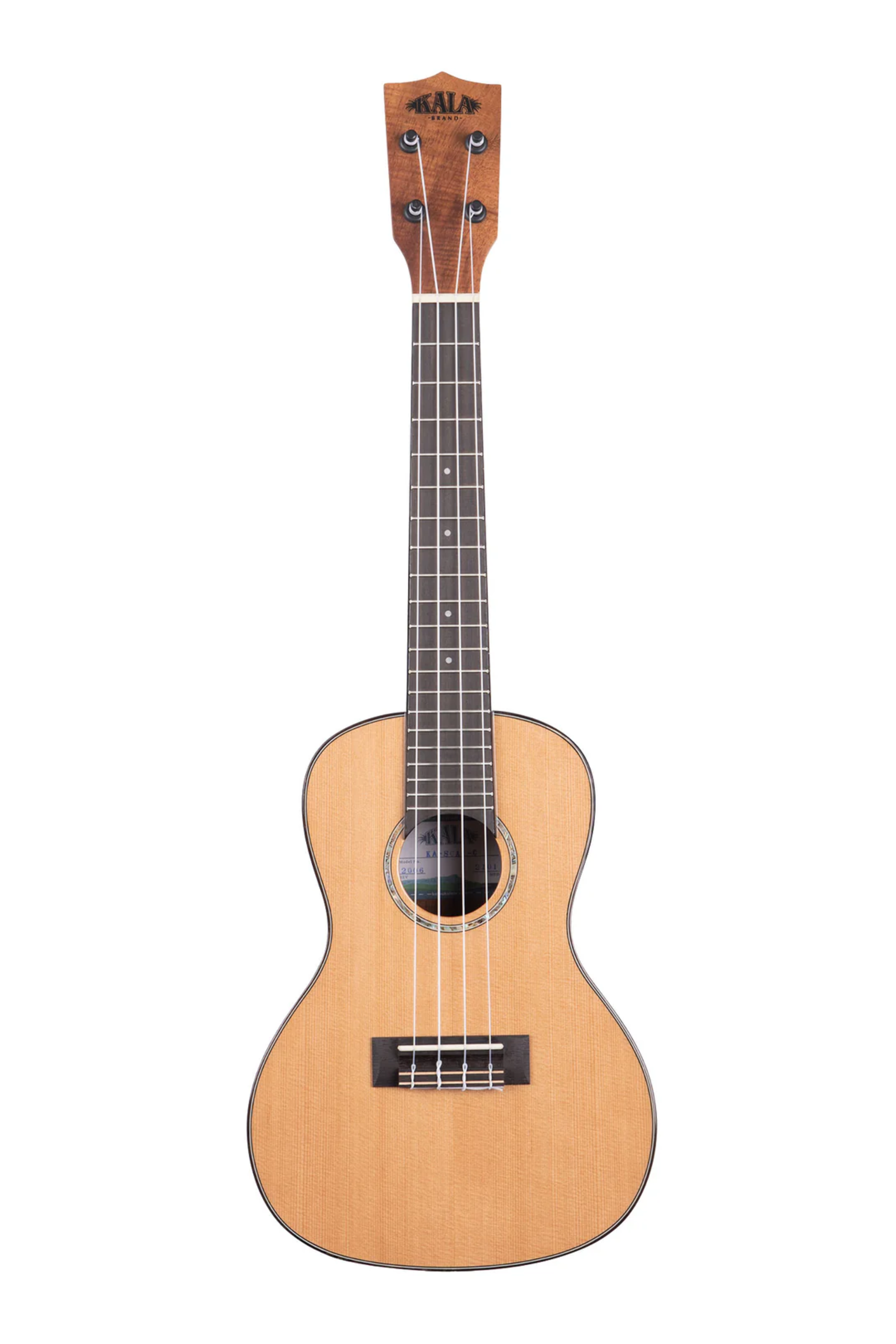 Kala Gloss Solid Cedar Top Acacia Concert Ukulele