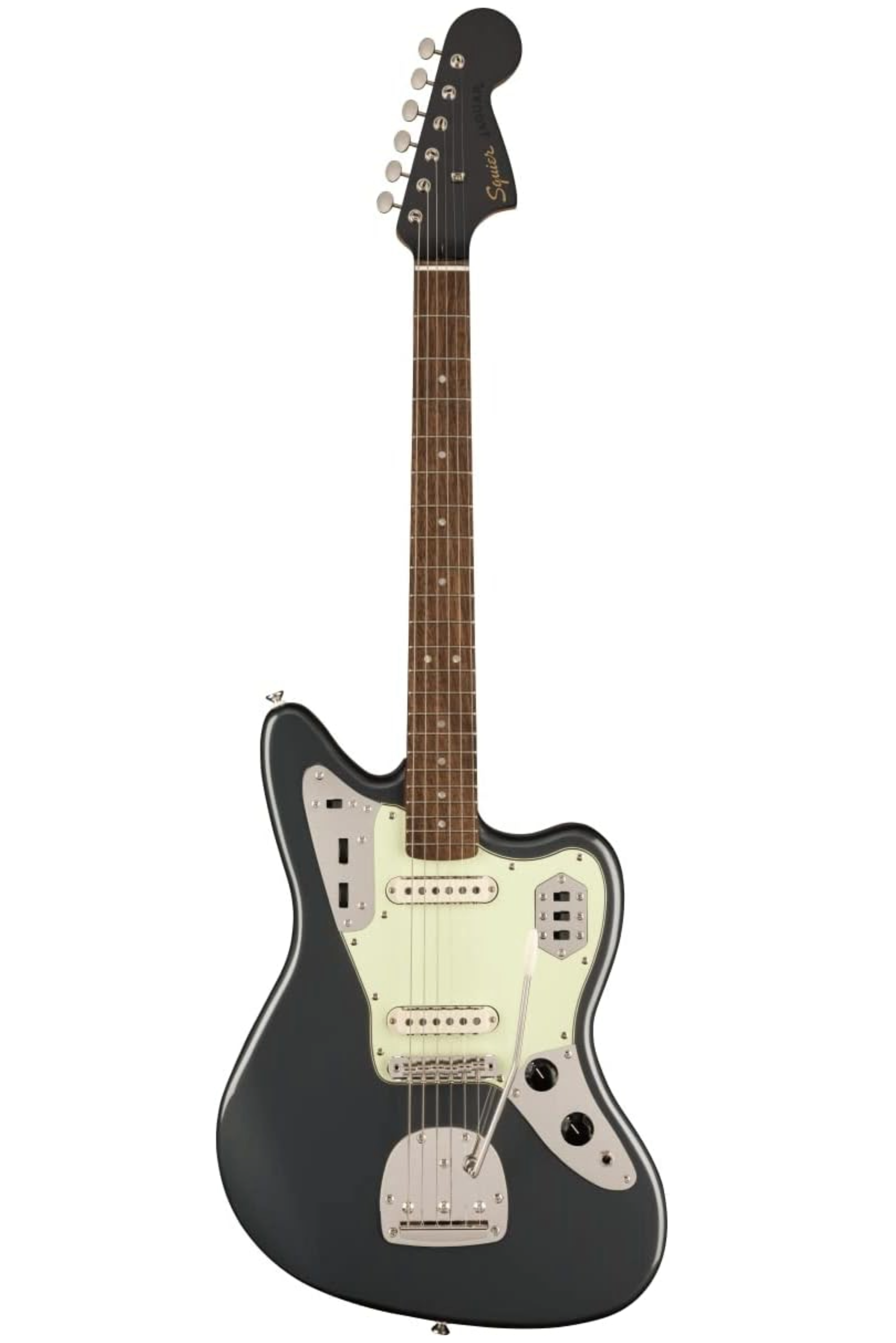 Brand New Fender Squier Classic Vibe '60s Jaguar in Charcoal Frost Metallic