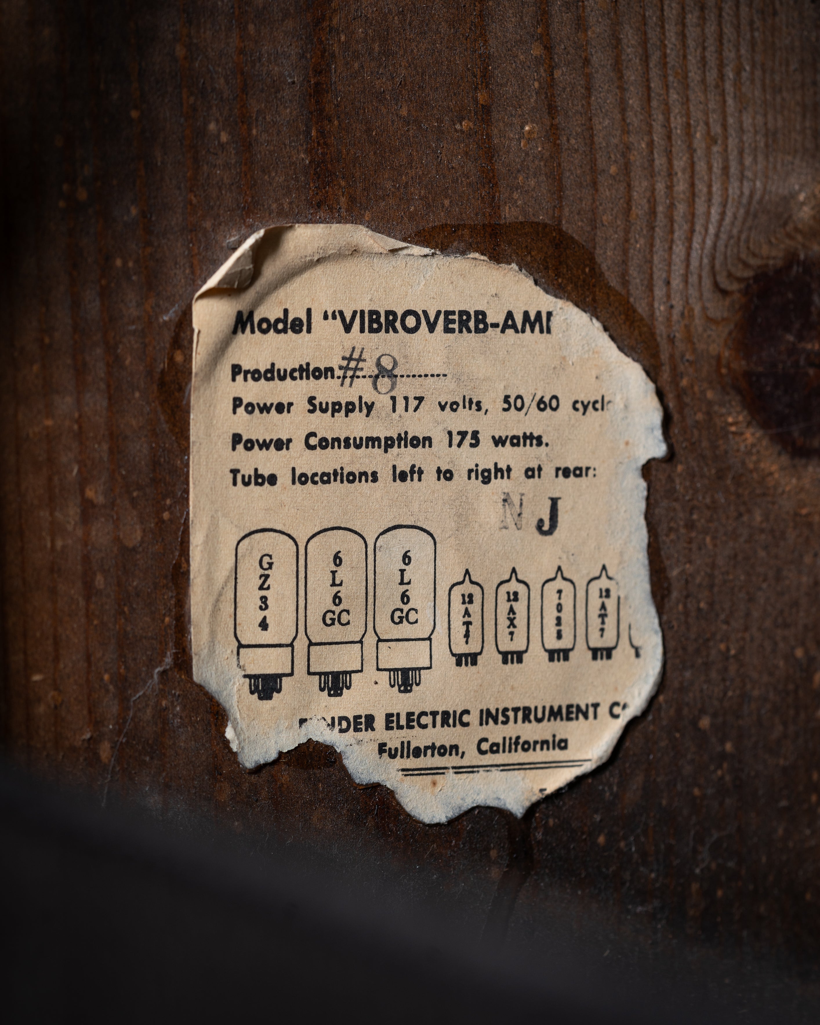 1964 Fender Vibroverb Amplifer