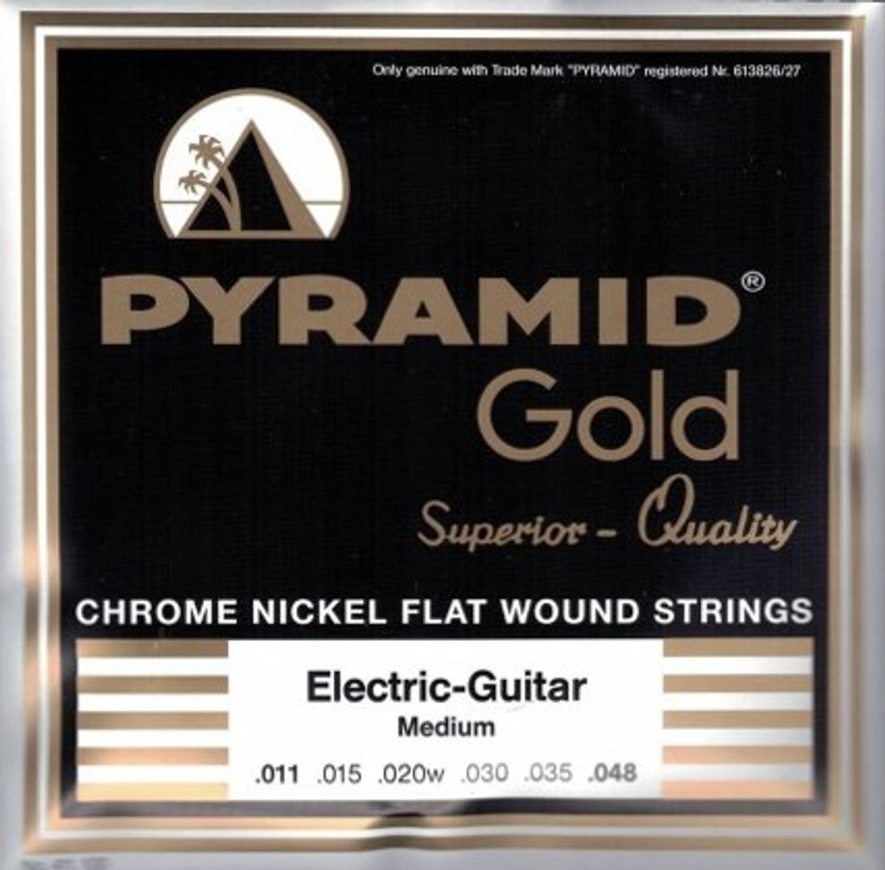 Pyramid Gold Flat Wound Strings
