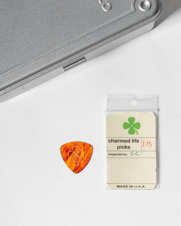 Charmed Life / Artisan Casein Flame Guitar Pick - Triangle